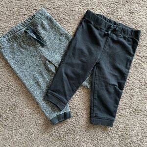 First Impressions Black and Gray Kids' Joggers
